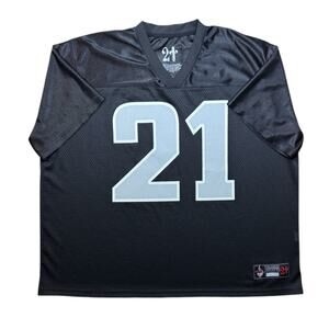 21 Savage Jersey Mens Large Black Slaughtergang Rap Grunge Boxy